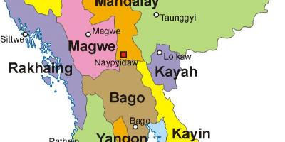 Myanmar ramani ya picha