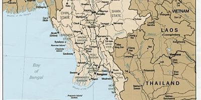 Yangon Burma ramani